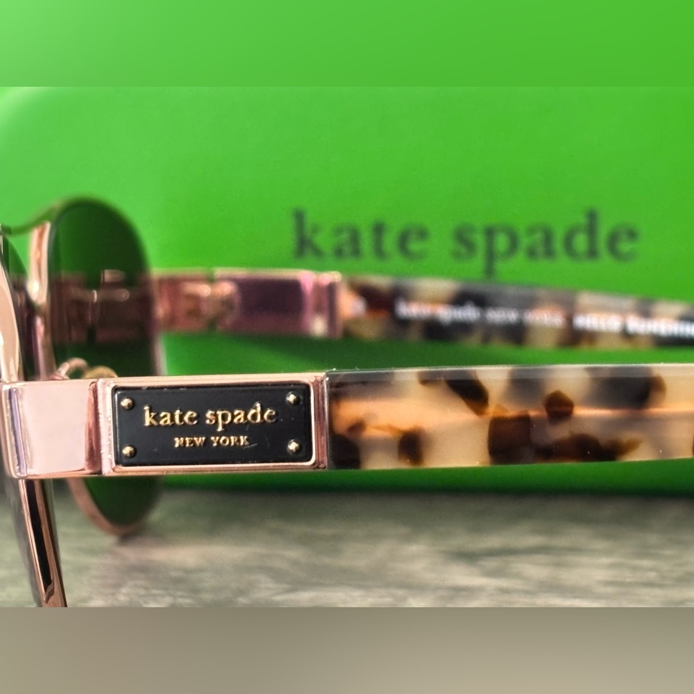 ♠️ Kate Spade KS Dalia Polarized Aviator Sunglasses - Picture 2 of 11